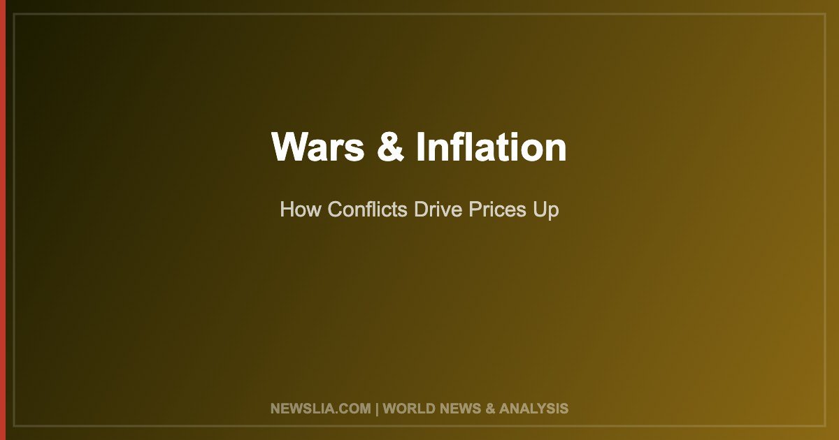 Wars and Inflation: How Military Conflicts Drive Prices Up Worldwide
